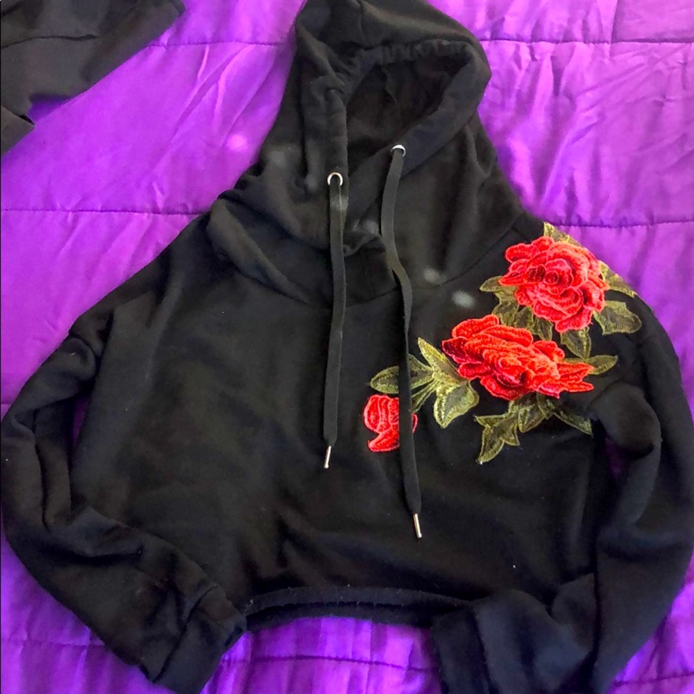 Hoodie Crop Top❤️